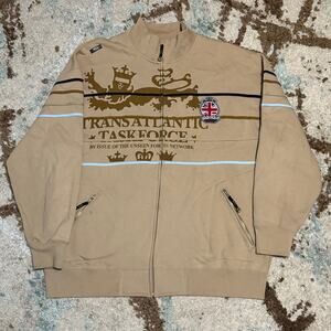 Vintage Akademiks Unseen Forces Full Zip Track Jacket Size 2XL Y2K